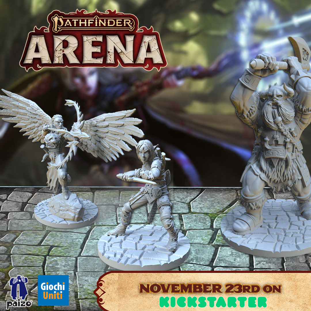 Pathfinder Arena Day 1 su Kickstarter